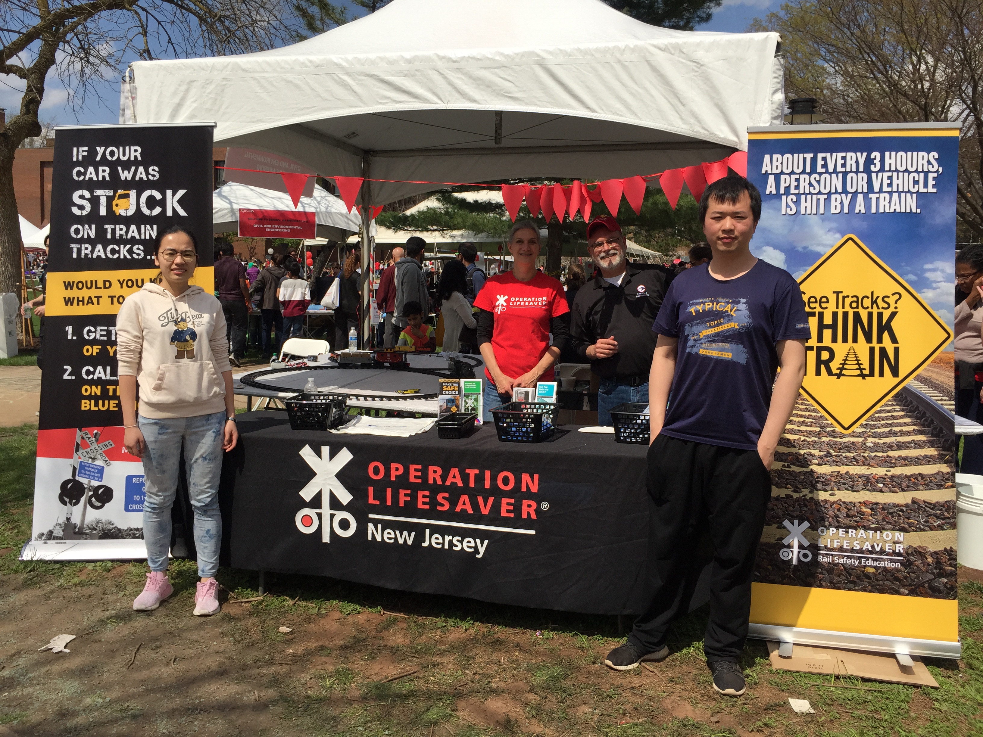 Rutgers Day 2018 Rail Safety Outreach
